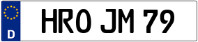 Truck License Plate